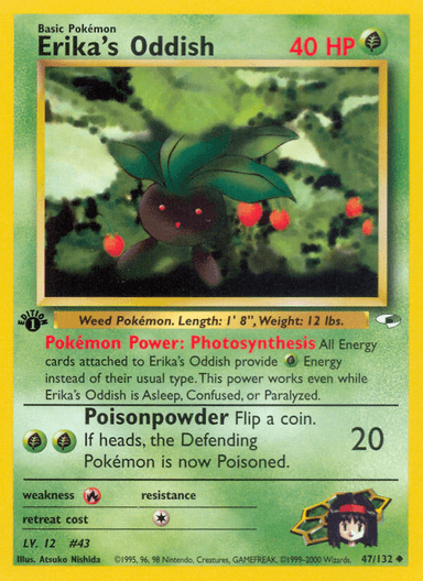 Erika's Oddish, Gym Heroes 47
