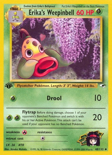 Erika's Weepinbell, Gym Heroes 48