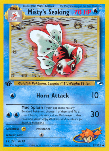 Misty's Seaking, Gym Heroes 55