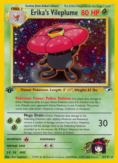Erika's Vileplume, Gym Heroes 5