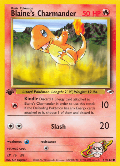 Blaine's Charmander, Gym Heroes 61