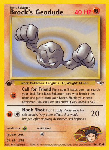 Brock's Geodude, Gym Heroes 66