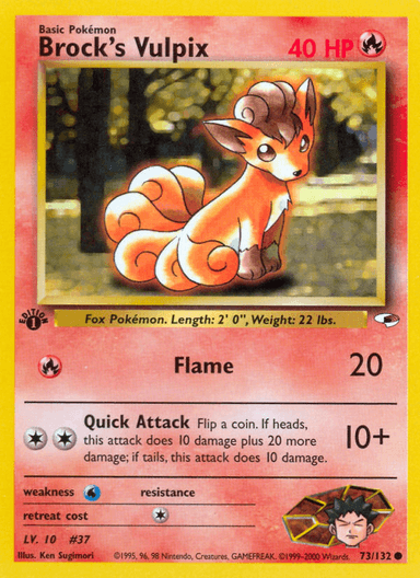 Brock's Vulpix, Gym Heroes 73