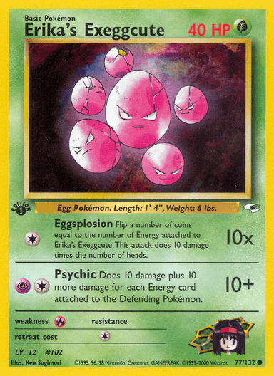 Erika's Exeggcute, Gym Heroes 77