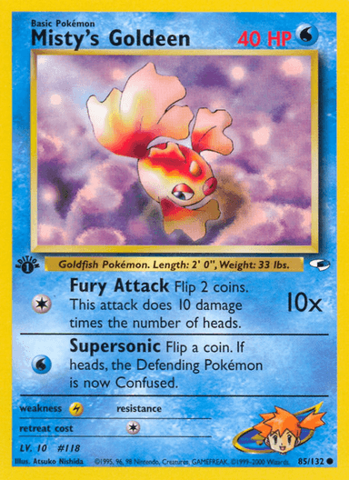 Misty's Goldeen, Gym Heroes 85