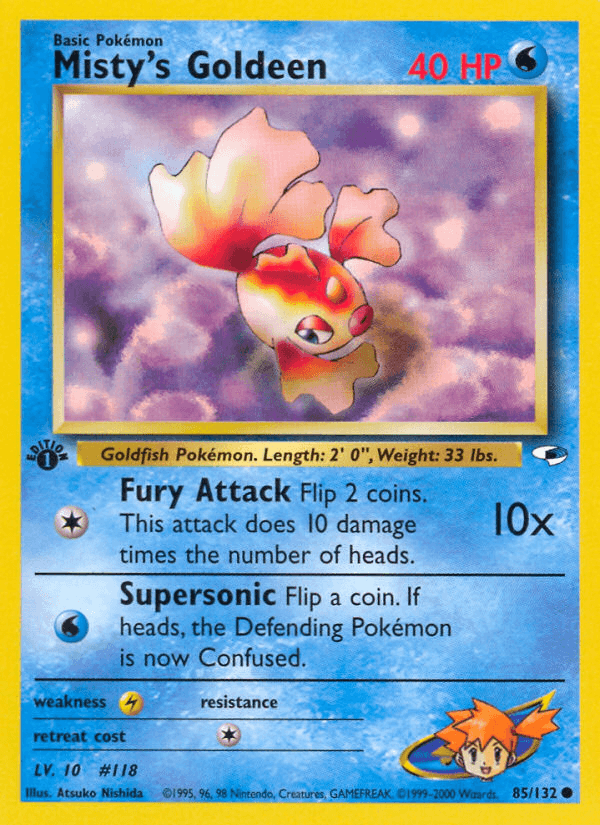 Misty's Goldeen, Gym Heroes 85