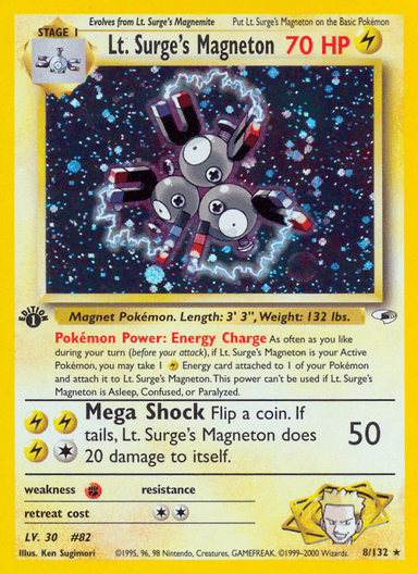 Lt. Surge's Magneton, Gym Heroes 8