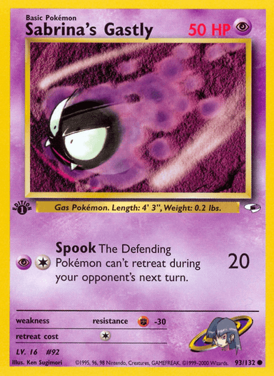 Sabrina's Gastly, Gym Heroes 93