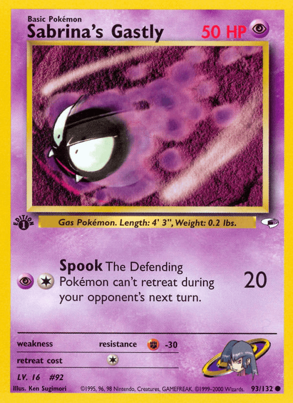 Sabrina's Gastly, Gym Heroes 93