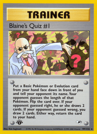 Blaine's Quiz #1, Gym Heroes 97