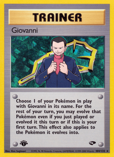 Giovanni, Gym Challenge 104