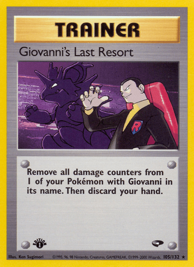 Giovanni's Last Resort, Gym Challenge 105