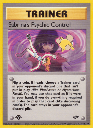 Sabrina's Psychic Control, Gym Challenge 121