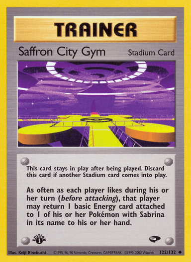 Saffron City Gym, Gym Challenge 122