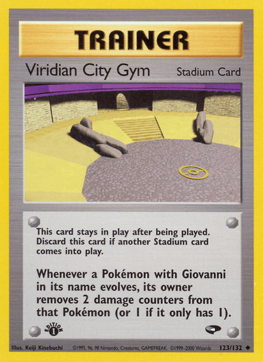 Viridian City Gym, Gym Challenge 123