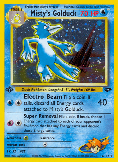 Misty's Golduck, Gym Challenge 12