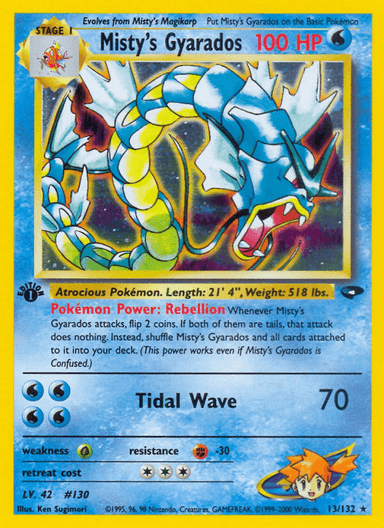 Misty's Gyarados, Gym Challenge 13
