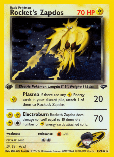 Rocket's Zapdos, Gym Challenge 15