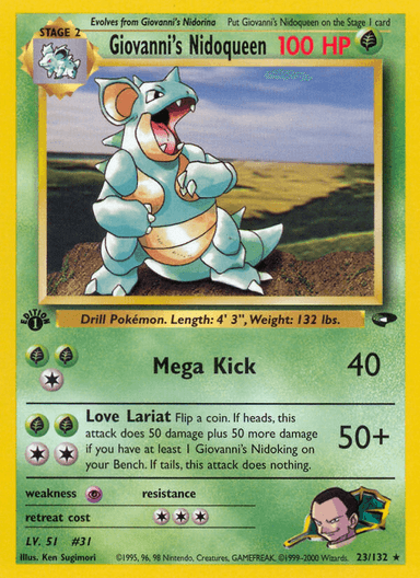 Giovanni's Nidoqueen, Gym Challenge 23
