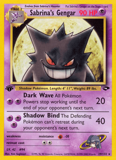 Sabrina's Gengar, Gym Challenge 29