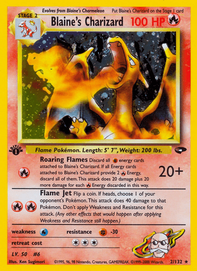 Blaine's Charizard, Gym Challenge 2