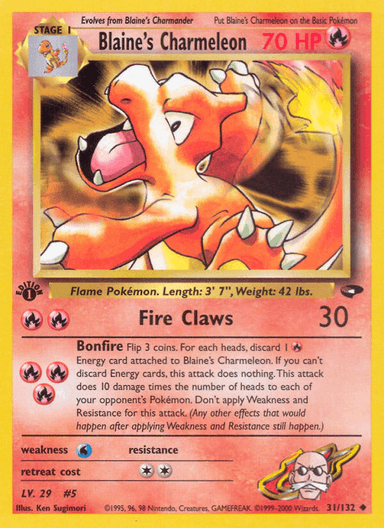 Blaine's Charmeleon, Gym Challenge 31