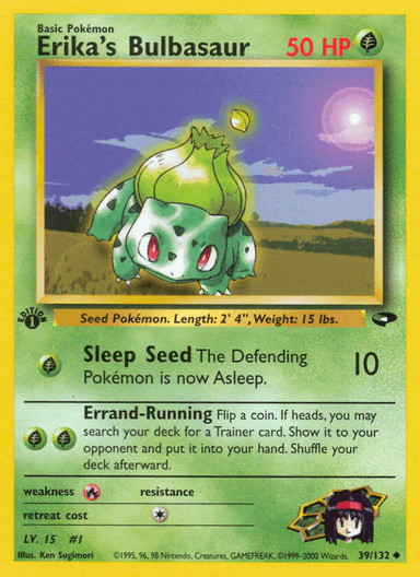 Erika's Bulbasaur, Gym Challenge 39