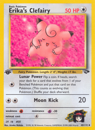 Erika's Clefairy, Gym Challenge 40