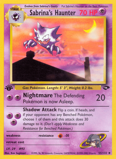 Sabrina's Haunter, Gym Challenge 55