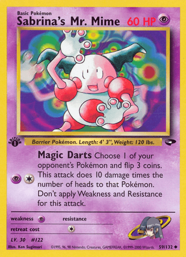 Sabrina's Mr. Mime, Gym Challenge 59