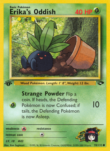 Erika's Oddish, Gym Challenge 70