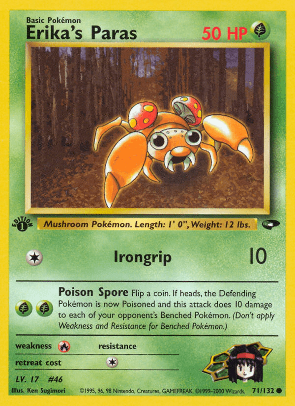 Erika's Paras, Gym Challenge 71