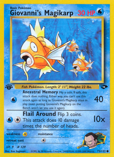 Giovanni's Magikarp, Gym Challenge 73
