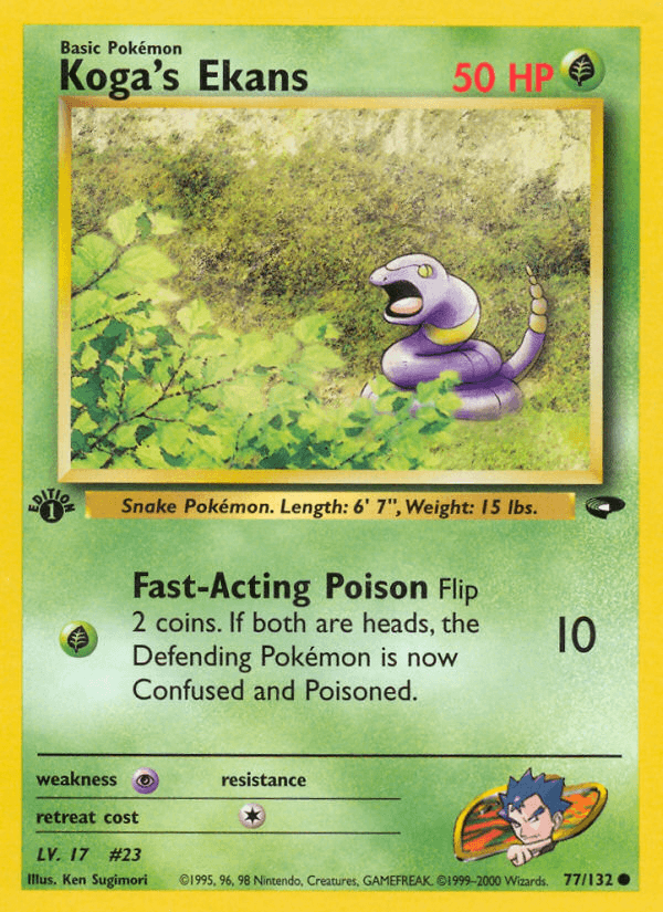 Koga's Ekans, Gym Challenge 77