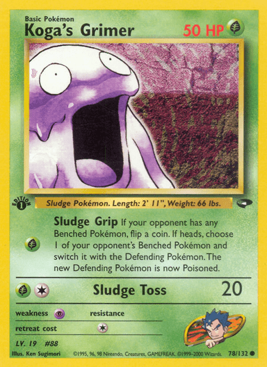 Koga's Grimer, Gym Challenge 78
