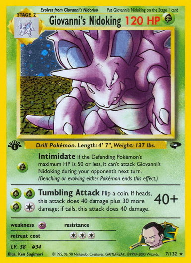 Giovanni's Nidoking, Gym Challenge 7