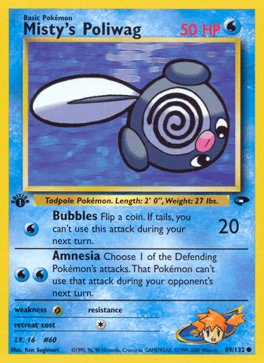 Misty's Poliwag, Gym Challenge 89