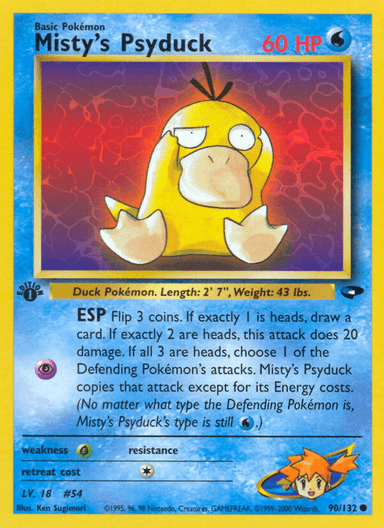 Misty's Psyduck, Gym Challenge 90