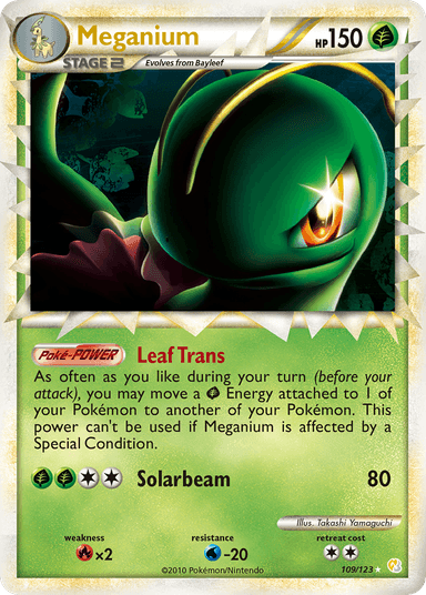 Meganium, HeartGold & SoulSilver 109