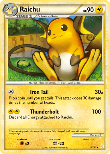 Raichu, HeartGold & SoulSilver 10