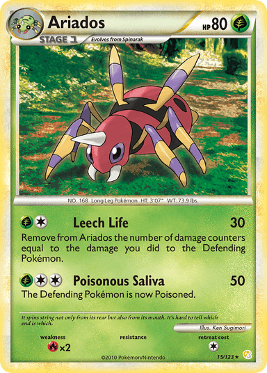 Ariados, HeartGold & SoulSilver 15