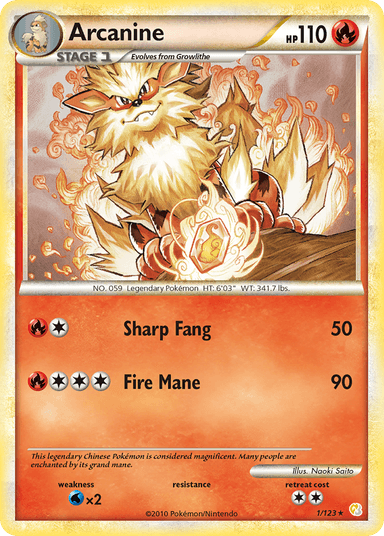 Arcanine, HeartGold & SoulSilver 1