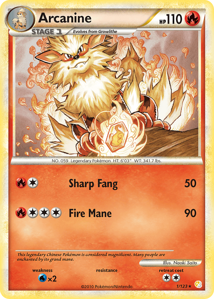 Arcanine, HeartGold & SoulSilver 1