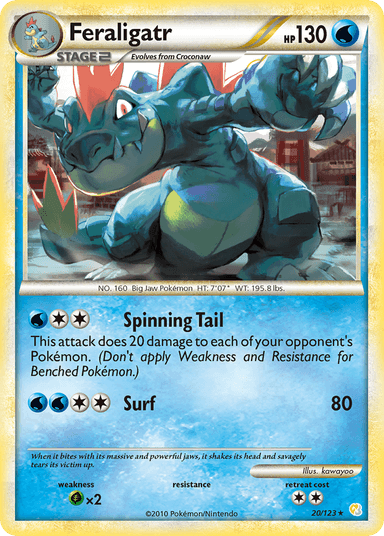 Feraligatr, HeartGold & SoulSilver 20