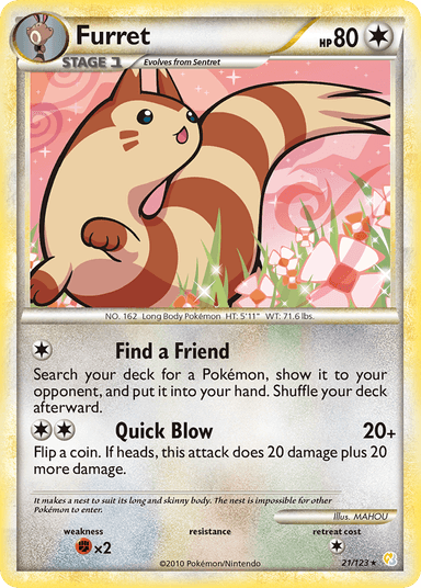 Furret, HeartGold & SoulSilver 21