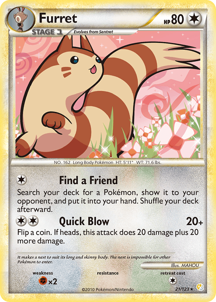 Furret, HeartGold & SoulSilver 21