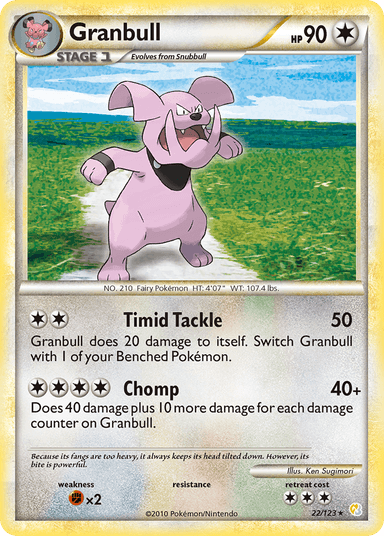 Granbull, HeartGold & SoulSilver 22