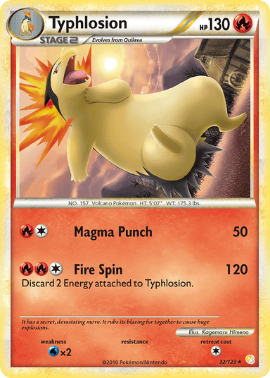 Typhlosion, HeartGold & SoulSilver 32