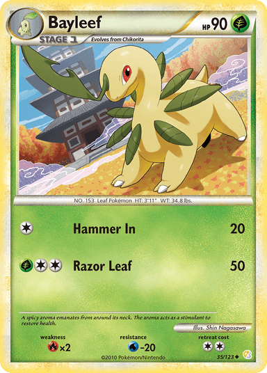 Bayleef, HeartGold & SoulSilver 35