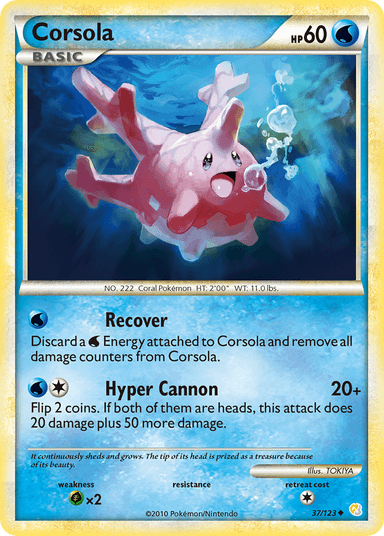 Corsola, HeartGold & SoulSilver 37